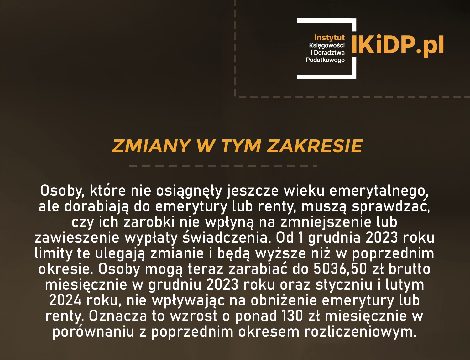 Kto może dorobić do emerytury lub renty.