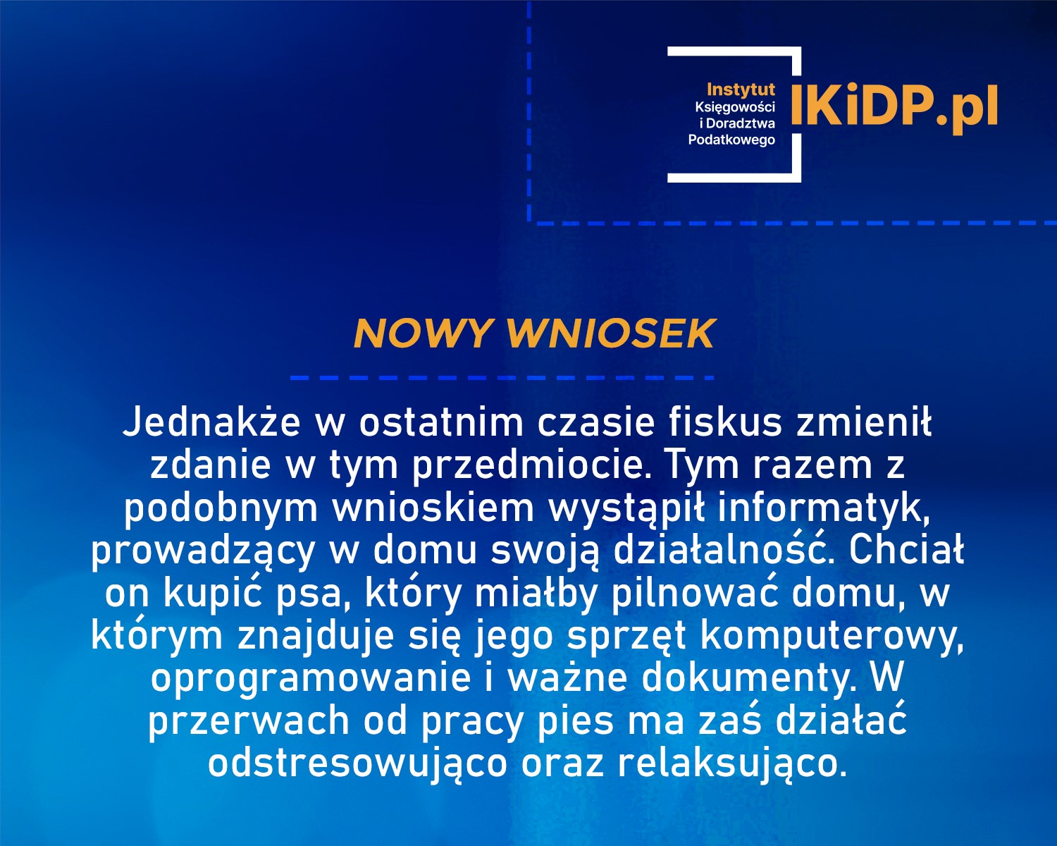 Pytanie o wydatki na utrzymanie psa dla informatyka pracującego w domu.