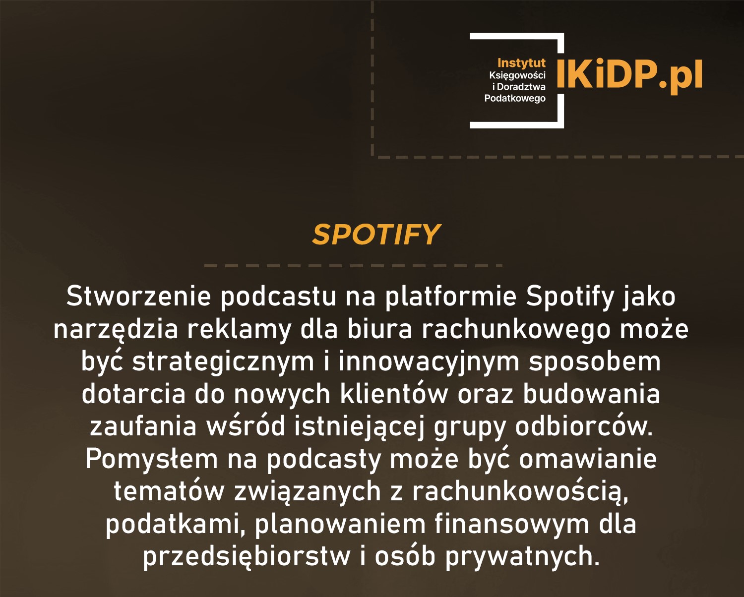Publikowanie podcastu na Spotify.