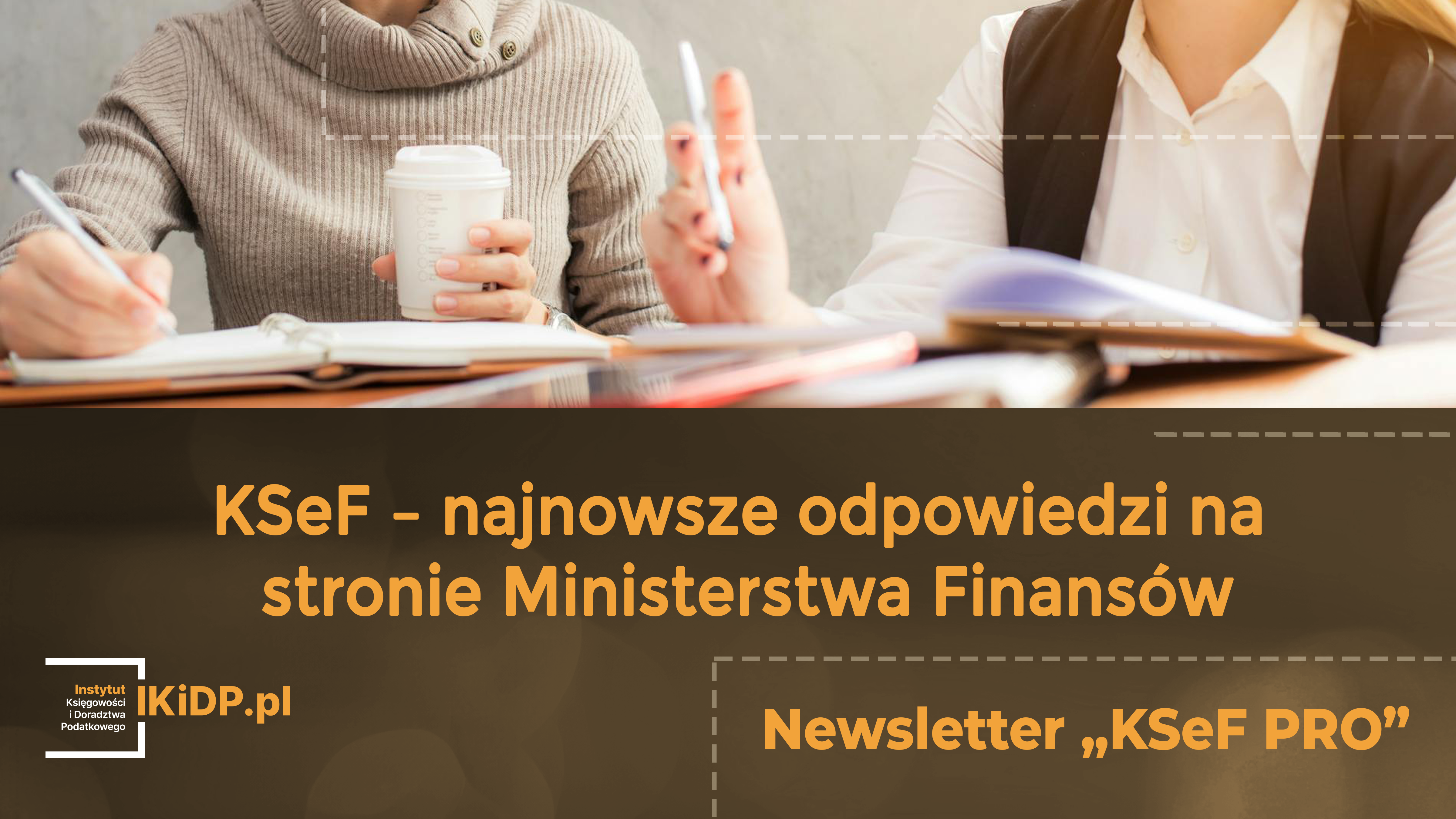 Informacja o tym, że na stronie MF są informacje na temat KSeF.