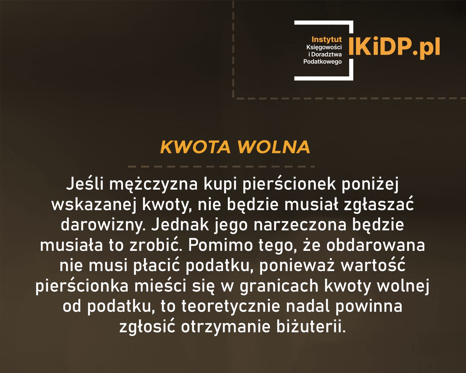 Wyjaśnienie, co się stanie, jak mężczyzna kupi pierścionek zaręczynowy - jakie są obowiązki podatkowe.