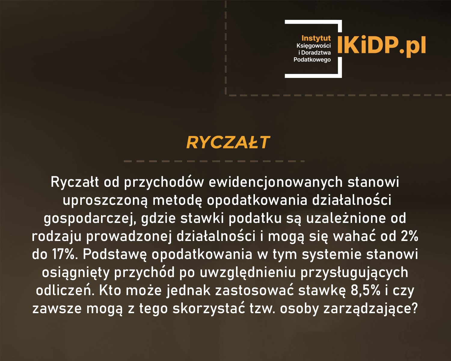 wpis_2024-03-18_12 Informacja o ryczałcie od przychodów ewidencjonowanych.