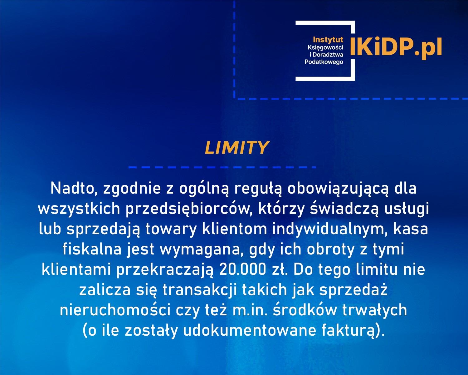 Wyjaśnienie, kiedy jest potrzebna kasa fiskalna.