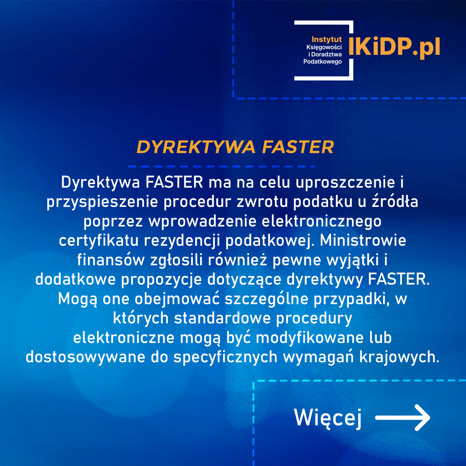Wyjaśnienie co to jest Dyrektywa Faster.