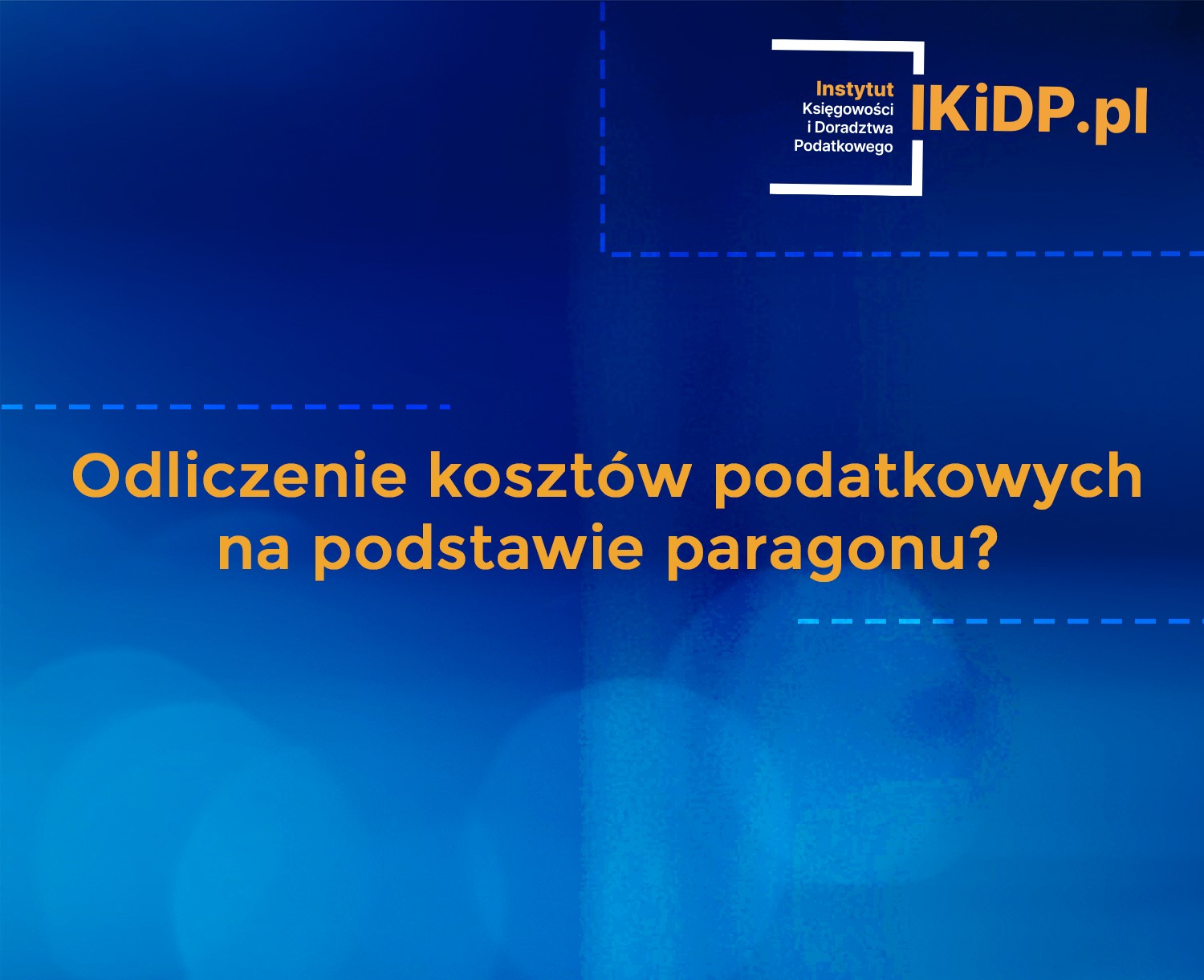 Odpowiedź na pytanie, czy możliwe jest odliczenie kosztów podatkowych na podstawie paragonu.