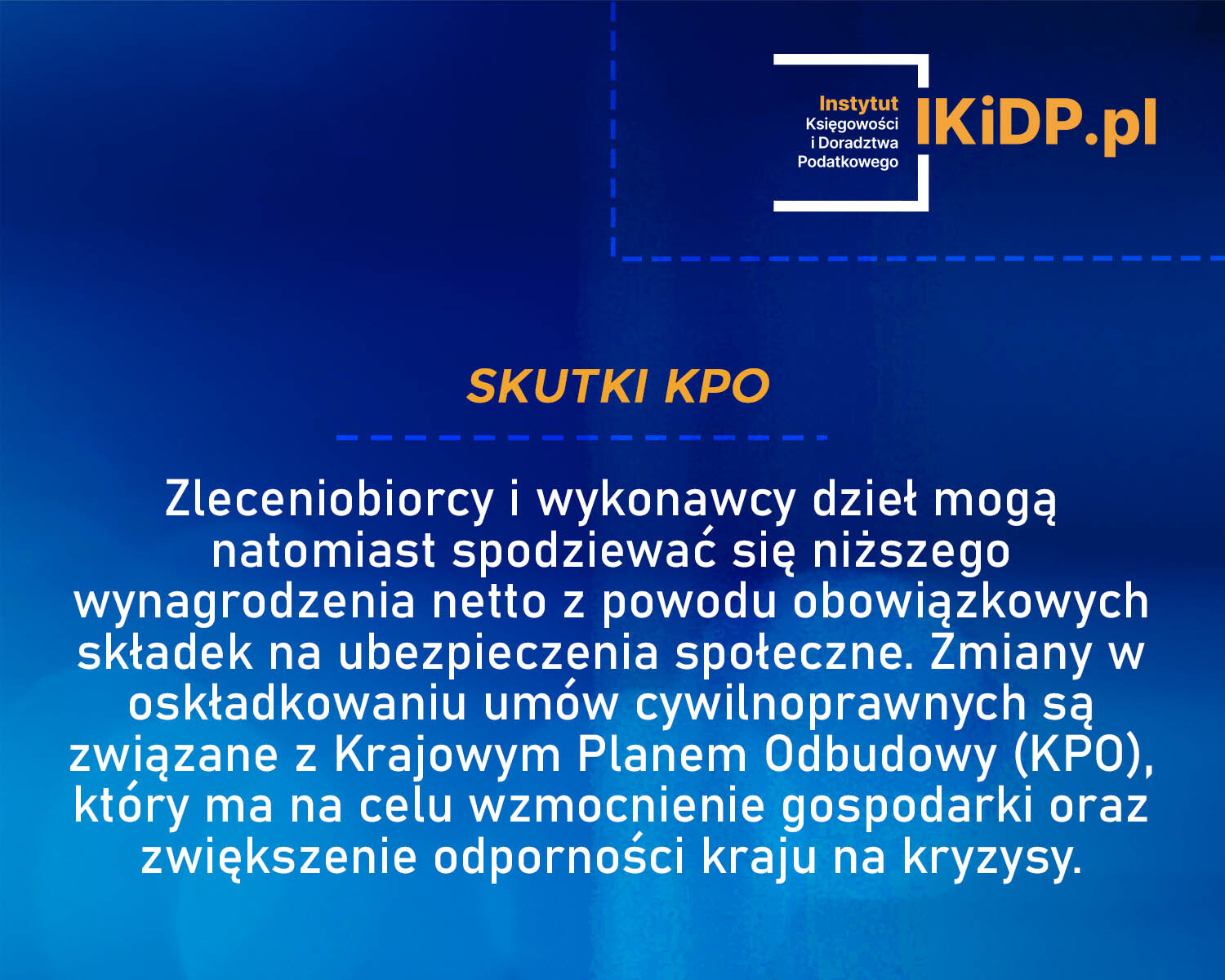 Kto poniesie skutki KOP, wyjaśnienia ekspertów.