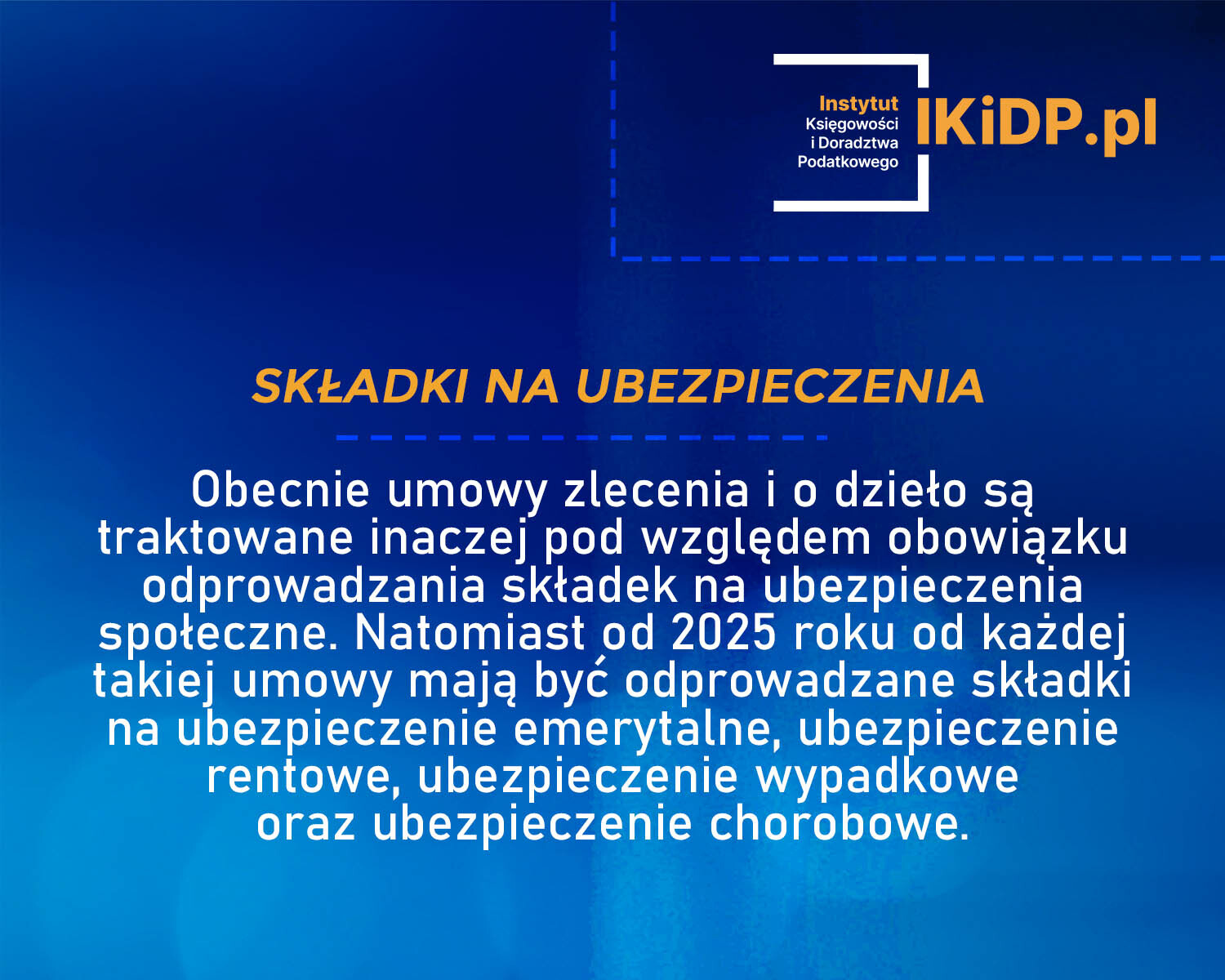 Odpowiedź na pytanie, czy składki na ubezpieczenia będę obowiązkowe dla umowy o dzieło.