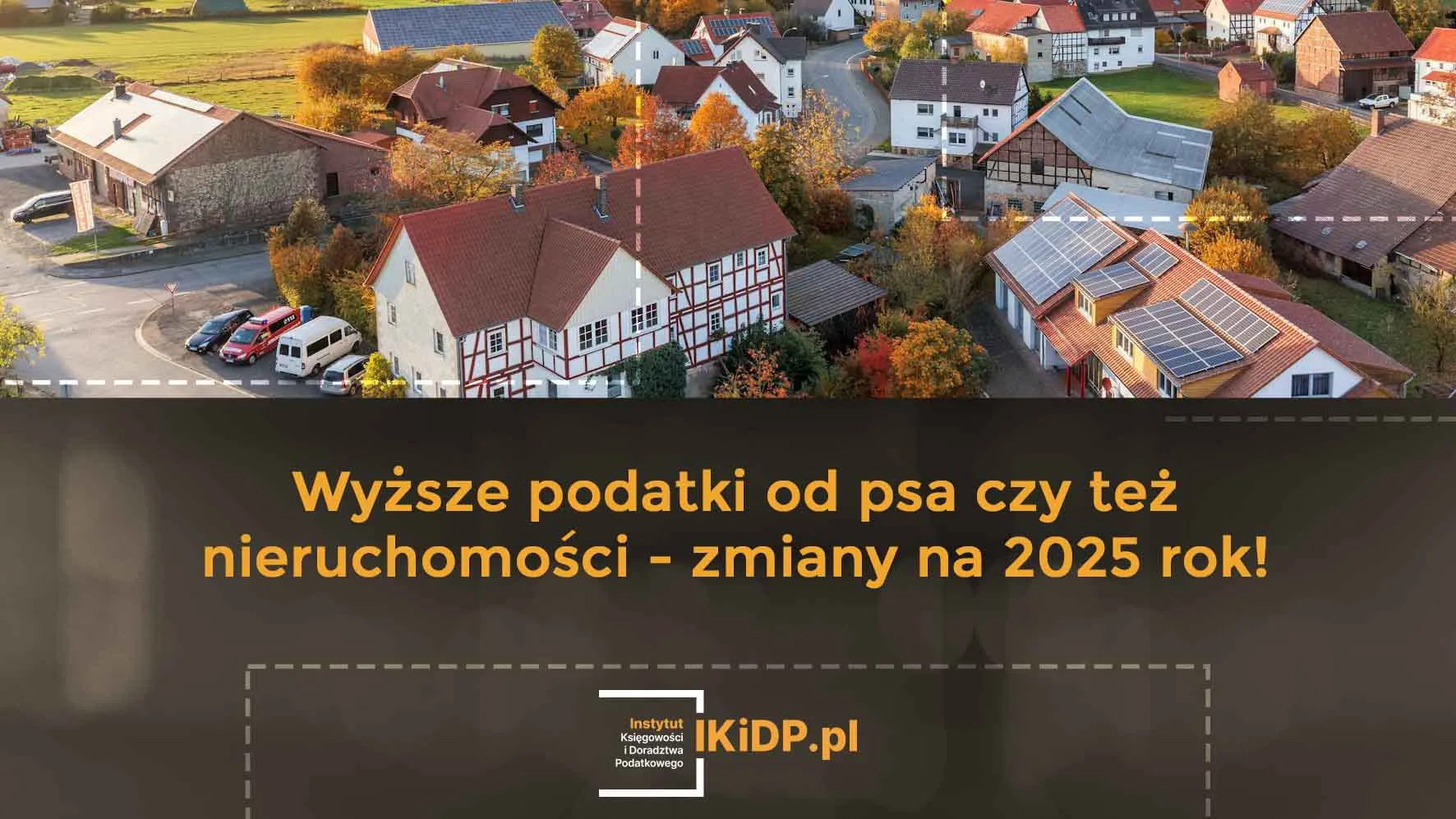 Zapowiedź, że będą wyższe podatki od psa czy też nieruchomości.