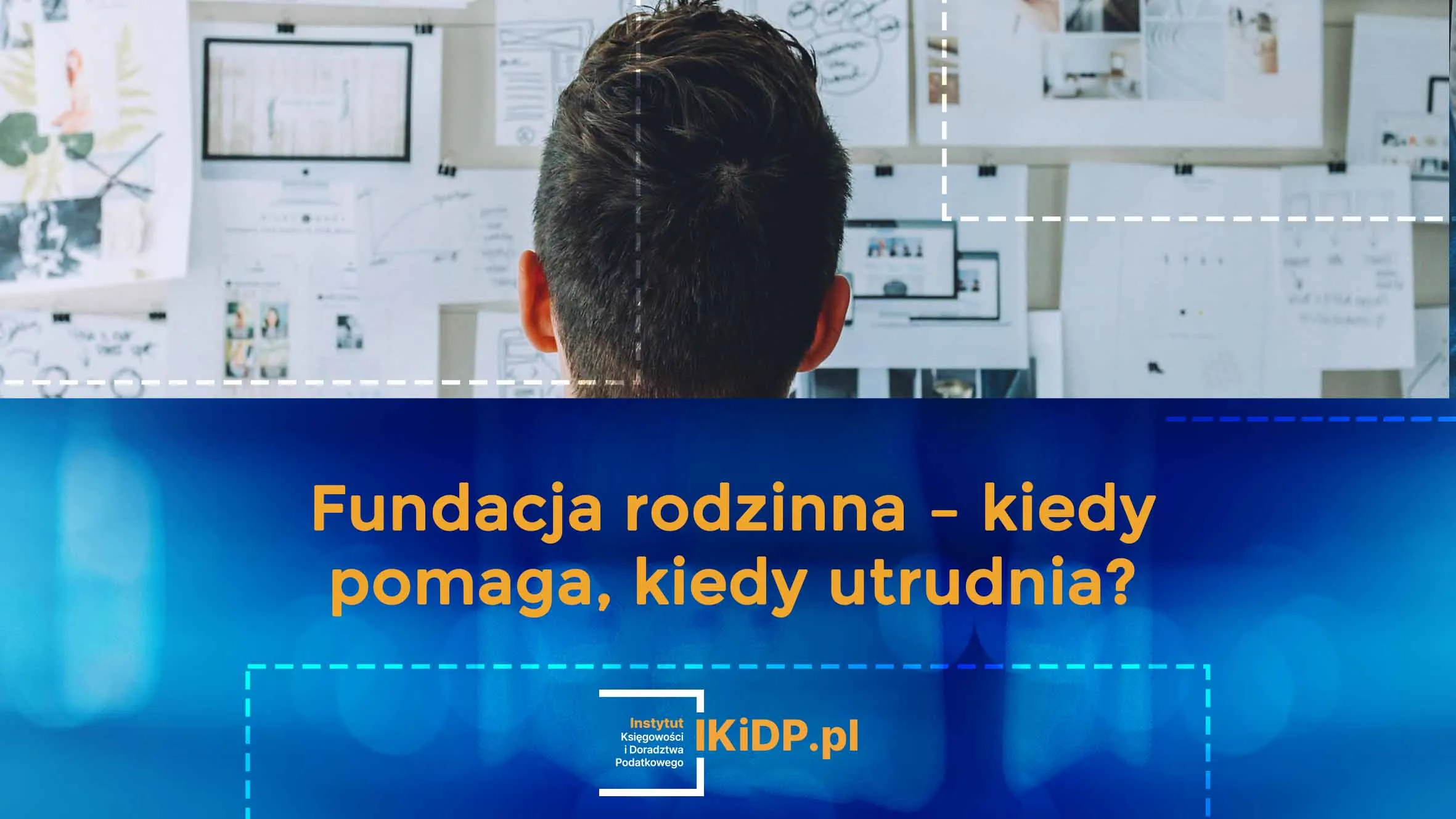 Osoba zastanawia się, kiedy fundacja rodzinna pomaga a kiedy nie.