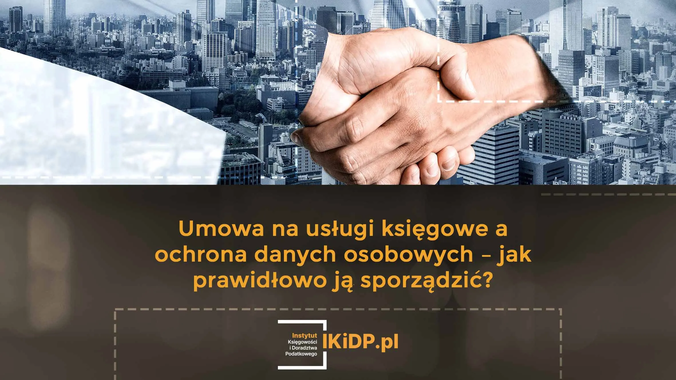 Podpisanie umowy na usługi księgowe zgodnie z RODO
